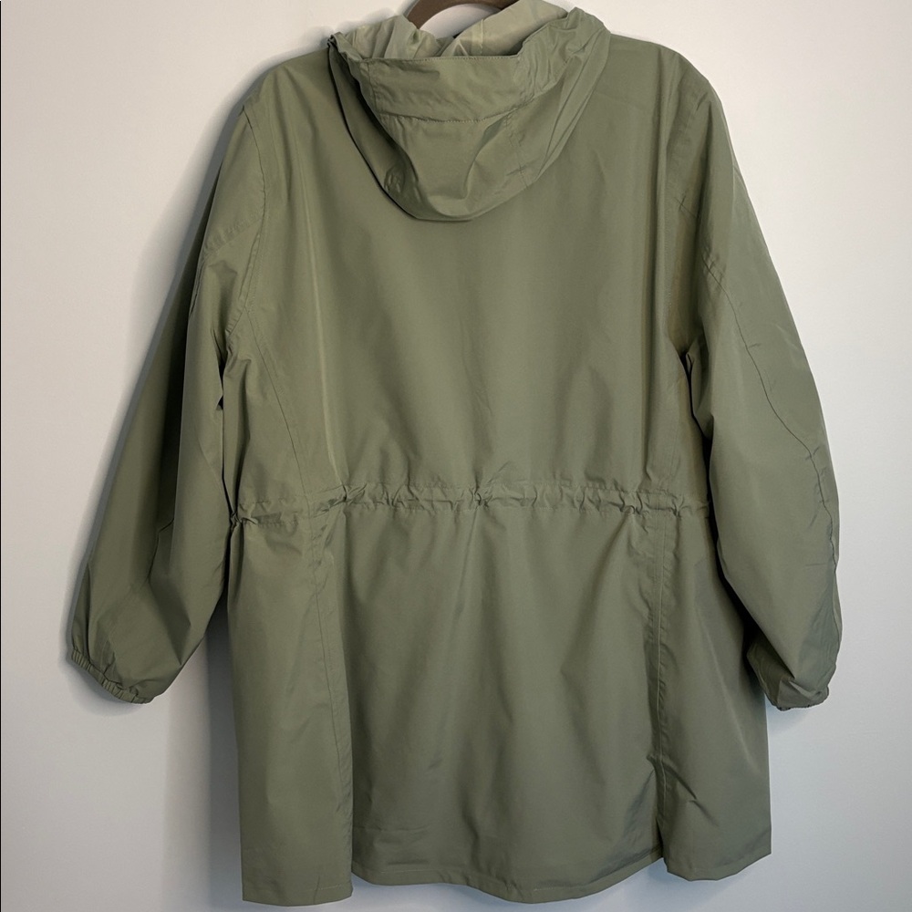 Landsend Squall Packable Waterproof Raincoat Lily… - image 2